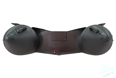 Лодка ПВХ Мастер Лодок Ривьера Компакт 2900СК "Комби" Св.Серый / Чёрный