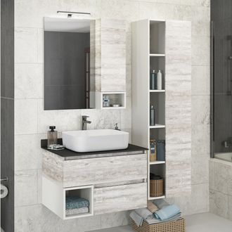 Комплект подвесной мебели Прага-75 для ванной комнаты от COMFORTY