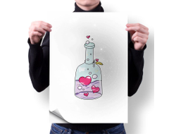 Плакат вертикальный #23 на День влюблённых, 14 февраля