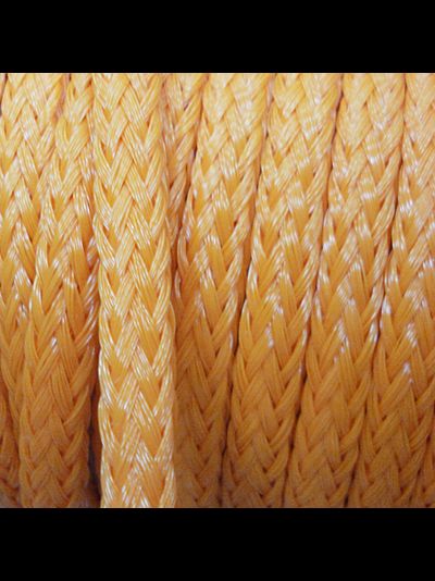 Трос плавающий полиэтиленовый, цвет оранжевый, диаметр 6 мм