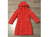 М.1839 Пальто Moncler красное  (140,146,152,158,164)