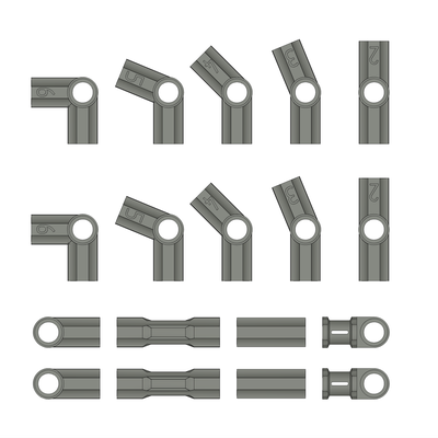 !АНАЛОГ! Special Elements for Structures Set /  Angle connectors DBG, DBG (SPEC13)