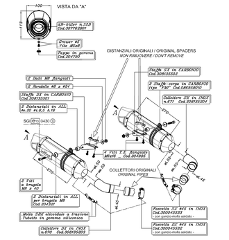 Глушители LEOVINCE LV One Evo 8281E