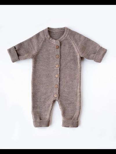 Комбинезон "Лапша" коричневый