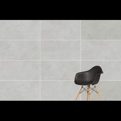 MICROCEMENT, керамогранит, 60x120 см, Светло-серый, Матовый (8 мм), K947891R