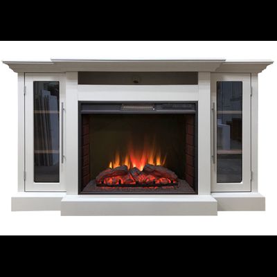 Электрокамин Элтон LUX WT с очагом Sparta 25.5 LED
