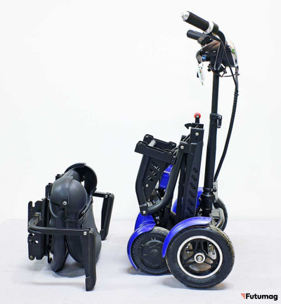 Трицикл GreenCamel Кольт 501 (36V 10Ah 2x250W) кресло синий