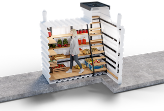 Бесшовный пластиковый погреб Тингард 3000