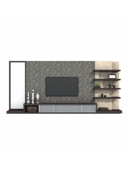 стены Оформление у телевизора 13