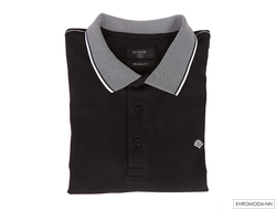 Поло мужское черное LUXOR