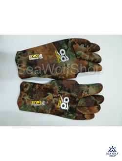 Перчатки неопреновые 3мм AquaDiscovery Camostretch BROWN р.XXL