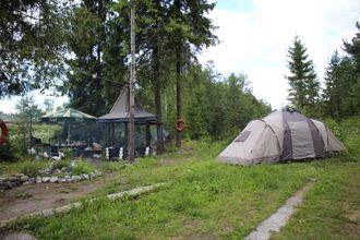 деревянный подиум под 2х м. палатку