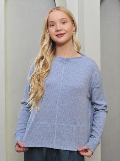 Джемпер 660-0424 голубой