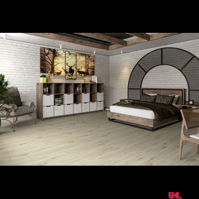 Кварцвиниловая плитка Damy Floor Family LVT Дуб Светлый TCM285-15-LVT 43 класс толщина 2.5 мм с фаской клеевая 4.13 м2