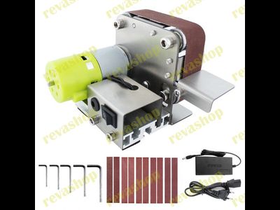 Ленточный гриндер, мини шлифовальный станок, шлифовальный инструмент, металлообработка, домашняя мас