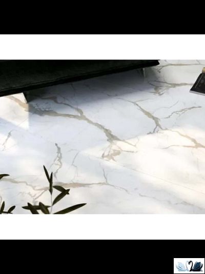 Керамогранит Zerde Tile Calacatta brown 80х80 см глянцевый