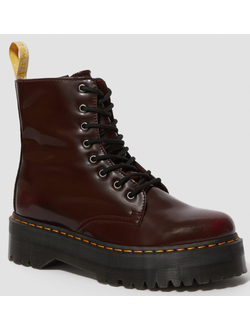 Dr. Martens Jadon Zip Vegan Cherry Red