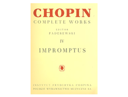 Chopin, Frédéric Impromptus for piano