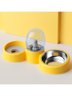 Миска двойная с автопоилкой