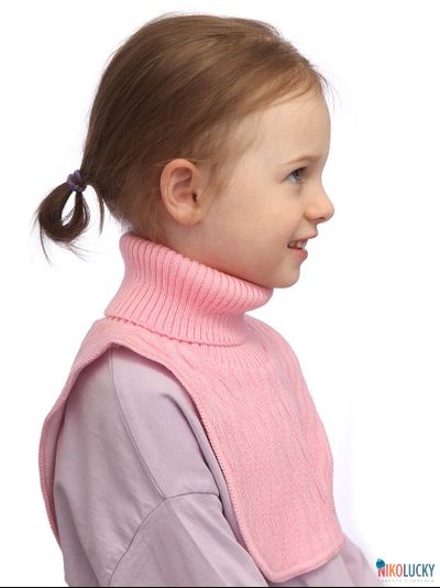 Манишка 23-34 подклад 100% полиэстер, размер 3 (от 5 лет) розовый