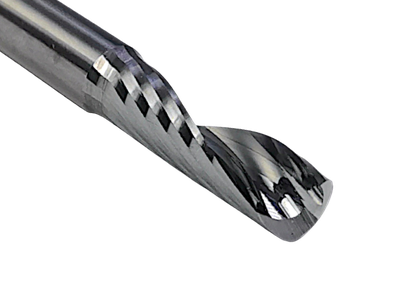 Фреза спиральная по пластику 3x12 s3x50 Z1 HM стружка вверх