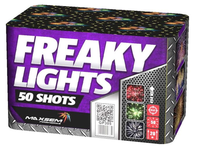 Батарея салютов FREAKY LIGHTS (0,6" / 50 залпов)