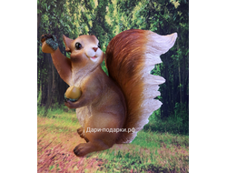 БЕЛОЧКА с желудями  28*27*13см  1,4кг  полистоун Россия 1577/012631*