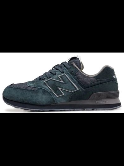 New Balance 574 Green Moss Grey мужские