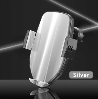 Беспроводная Smart зарядка для смартфона с авто доводчиками EGO-1 SILVER