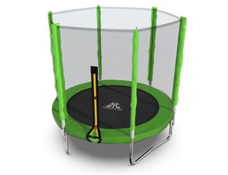 Батут DFC Trampoline Fitness 6FT-TR-LG (1,83 метра) с защитной сеткой