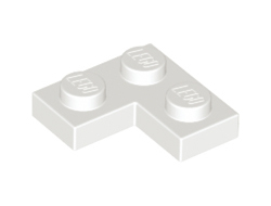 Plate 2 x 2 Corner, White (2420 / 242001)