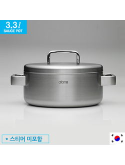 Кастрюля круглая из медицинской стали MediCook 3,3л