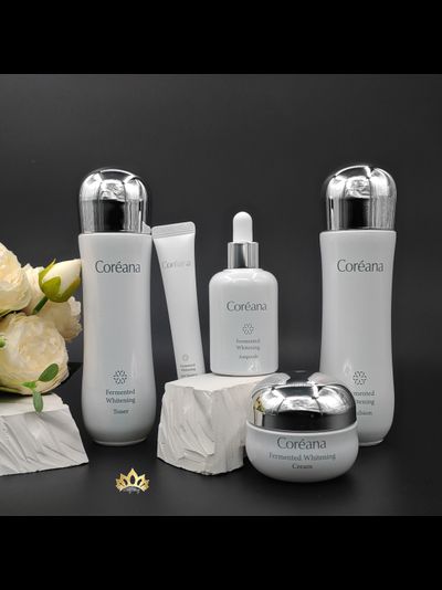 COREANA Система ферментированных осветляющих, выравнивающих тон кожи средств с омолаживающим эффектом