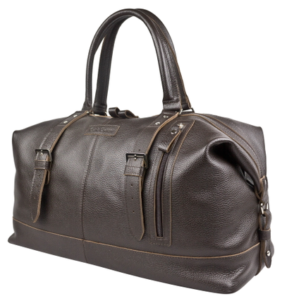 Кожаная дорожная сумка Campora brown (арт. 4019-04)