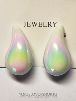 Модель : Б-148. Серьги капля перламутровые