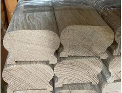 Поручень из дуба 60х45, выборка 42х5 (для улицы)