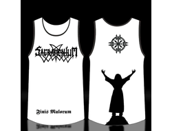 Sacramentum - Finis Malorum White TANK TOP SHIRT