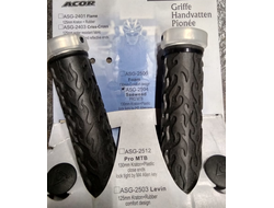 Грипсы ACOR ASG-2504, 130 мм, черно-серые