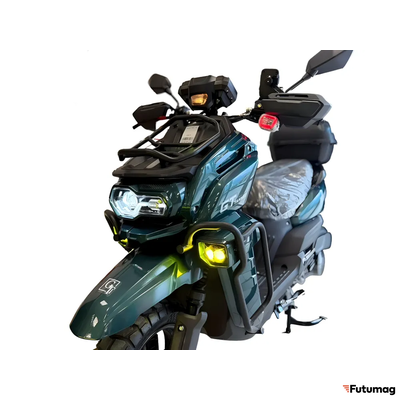 Скутер бензиновый GT TANK 02 зеленый