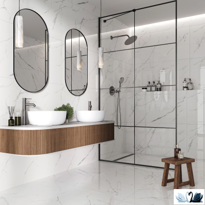 Керамогранит Italica Statuario Wonderful 60х120 см белый полированный