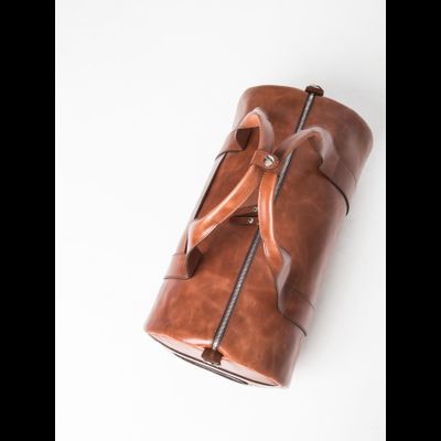 Кожаная дорожная сумка Faenza Premium cognac (арт. 
4033-03)