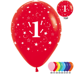 Воздушный шар "Один" (Колумбия) 30 см.