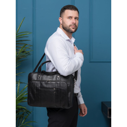 Сумка для ноутбука Rivoli black (арт. 1004-01)