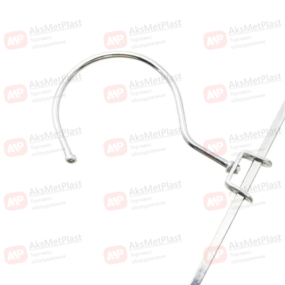 8871B Вешалка с зажимами брючная металлическая синяя L=280 мм