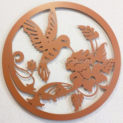 ЗГ010 Панно настенное П№4 Колибри. Размер: 680*680