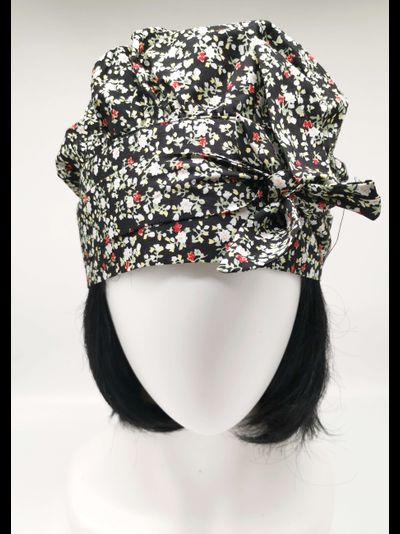 Повойник хлопковый "Цветочная ночь"