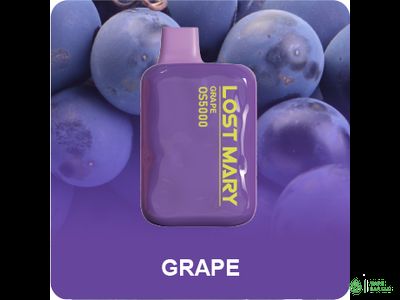 Одноразовая электронная сигарета LOST MARY OS4000, 2%, 11,5 мл, 650 мАч, 4000 затяжек (Grape)