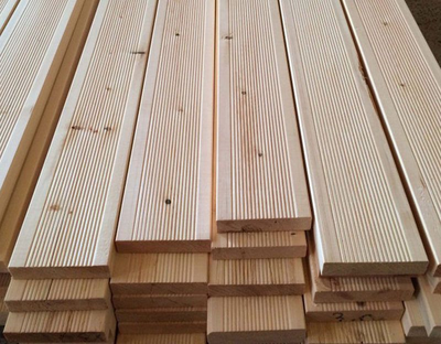 Террасная доска «ВЕЛЬВЕТ» ЛИСТВЕННИЦА 28мм*142мм Сорт С(3) Длина: 4м