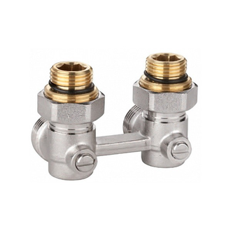 UU H-образная запорная арматура угловая