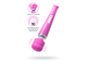 00001917 Вибромассажер Love Magic, беспроводной, силикон, розовый, 32 см